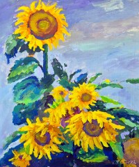 Tariq, 16 x 20 Inch, Oil on Canvas, Floral Painting, AC-TRQ-008